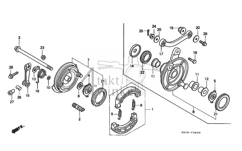 F8 - Front Brake Panel