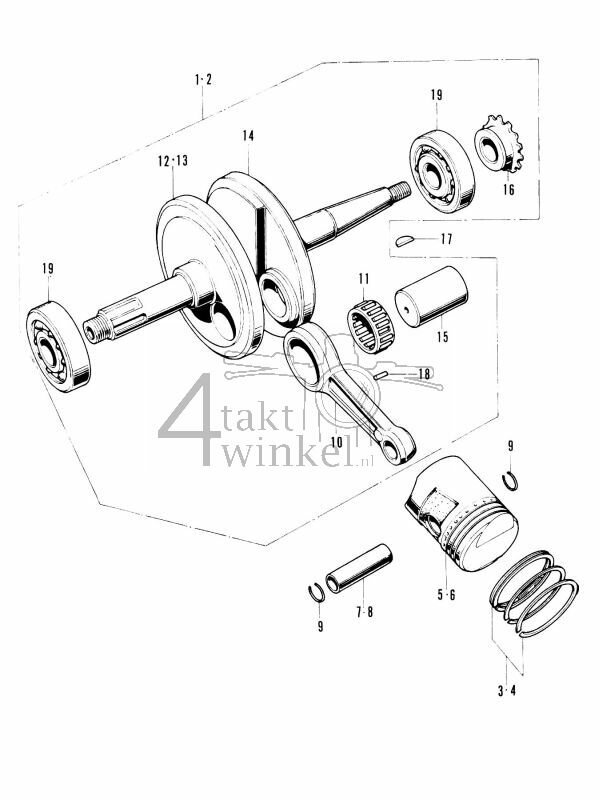 E8 - Crankshaft Piston