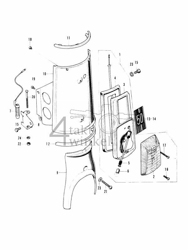 F4 - Position Lamp - Top Cover