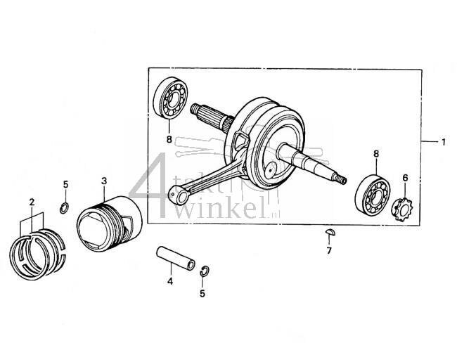 E12 - Crankshaft - Piston