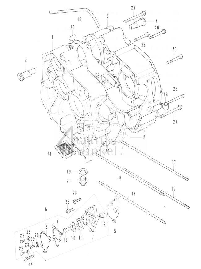 E12 - Crankcase - Oil Pump