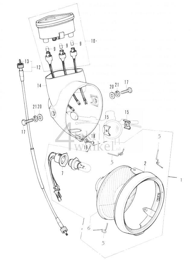 F3 - Head light - Speedometer