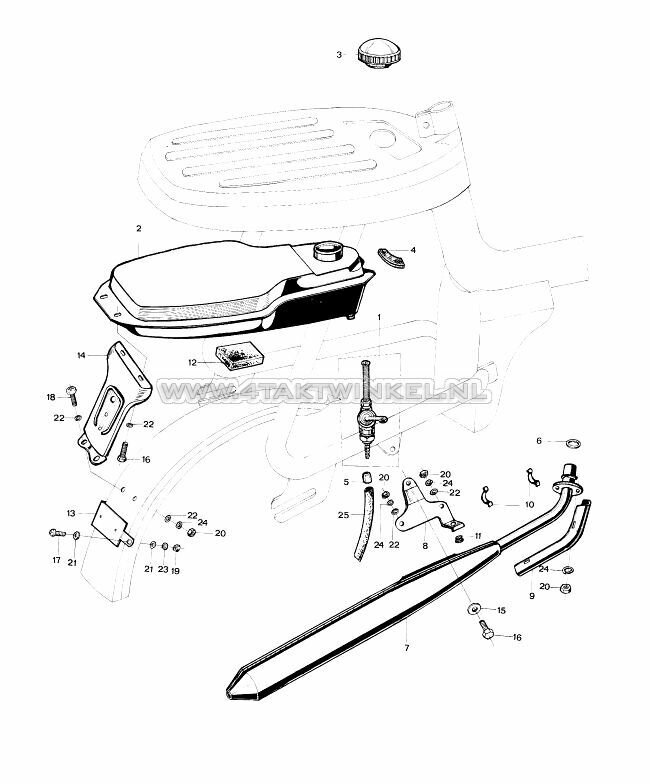 F6 - RESERVOIR ET ECHAPPEMENT
