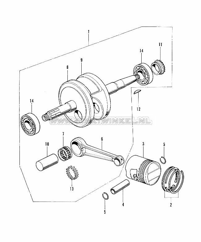 E8 - CRANKSHAFT - PISTON
