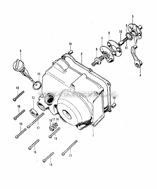 E5 - RIGHT CRANKCASE COVER