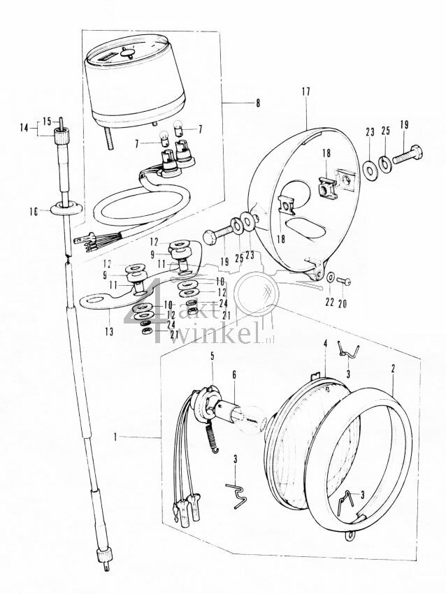 F3-1 - Head Light - Speedometer