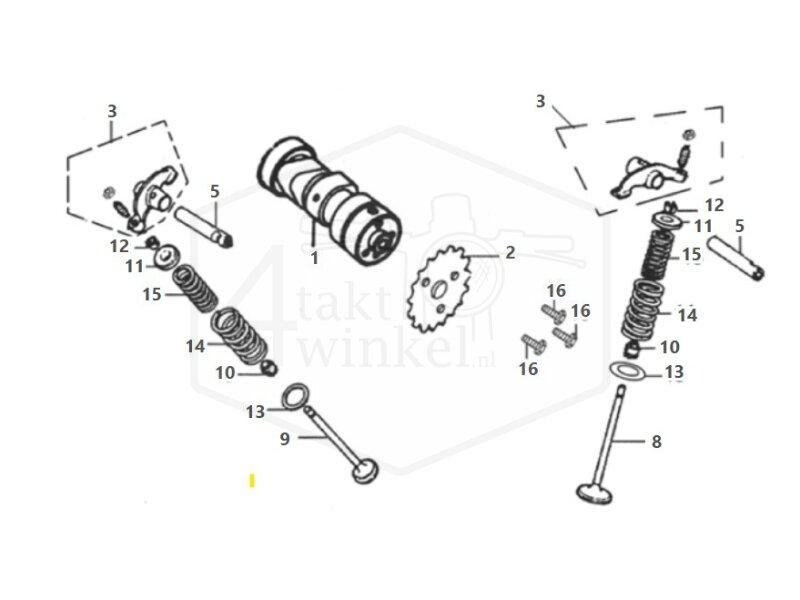 E3 - Camshaft - Valves