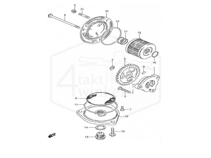 E12 - OILPUMP - FILTER