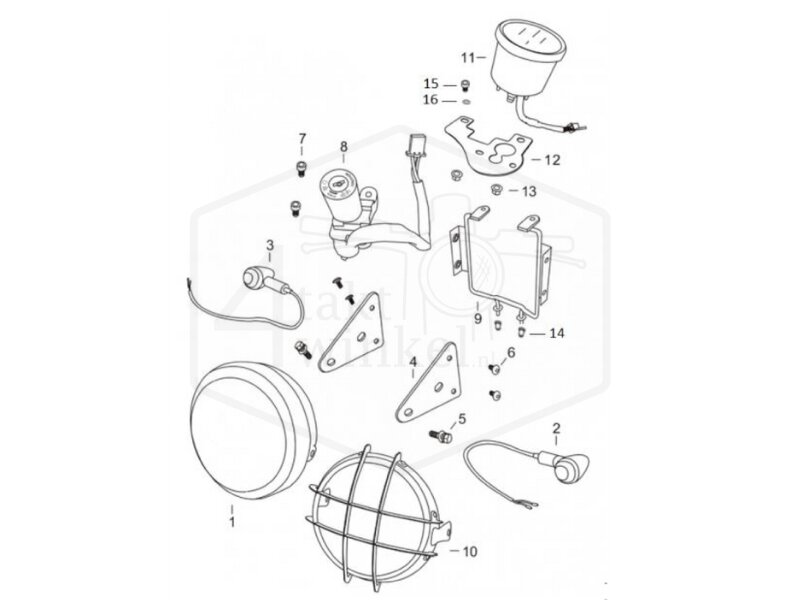 F9 - SPEEDO - HEADLIGHT