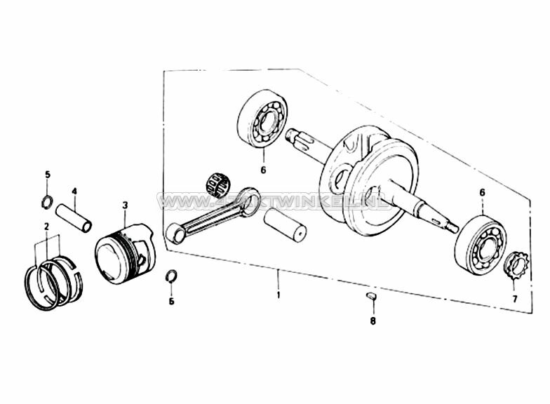 E12 - CRANKSHAFT - PISTON