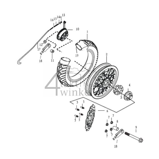 F8 - Rear Wheel Assy