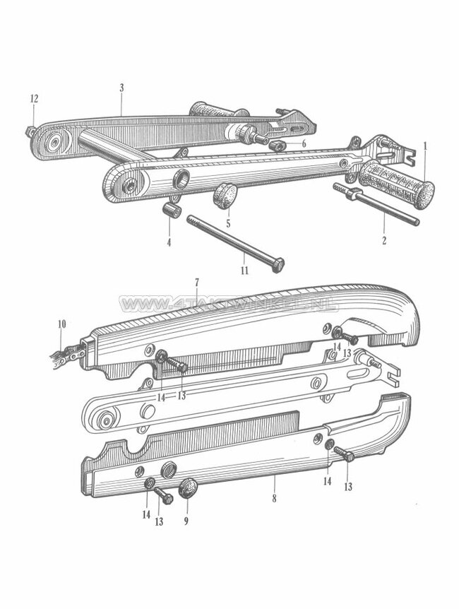 F11 - Rear Fork - Chain Case