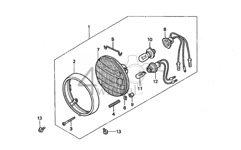 F1 - Headlight (C50N)