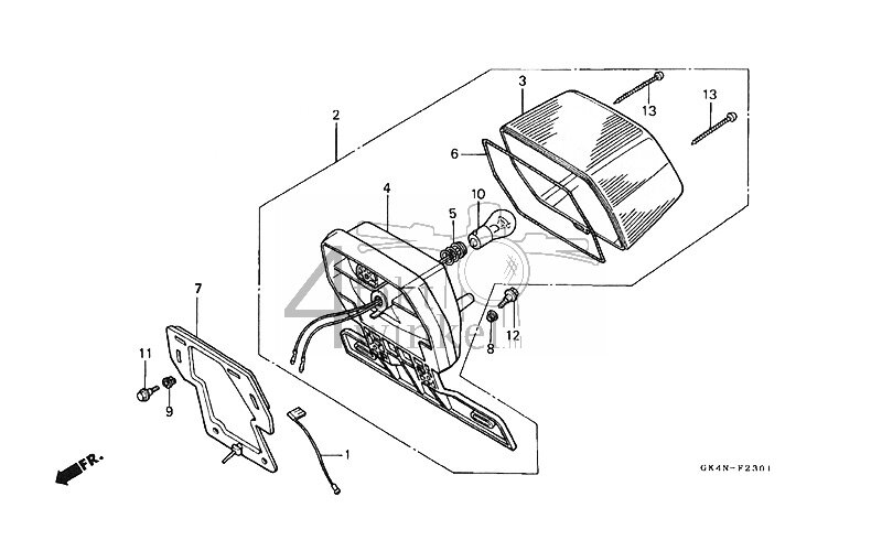 F23-1 - Taillight (C50CM2)