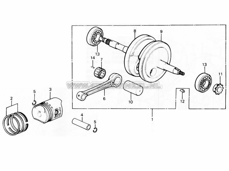 E10 - Crankshaft - Piston