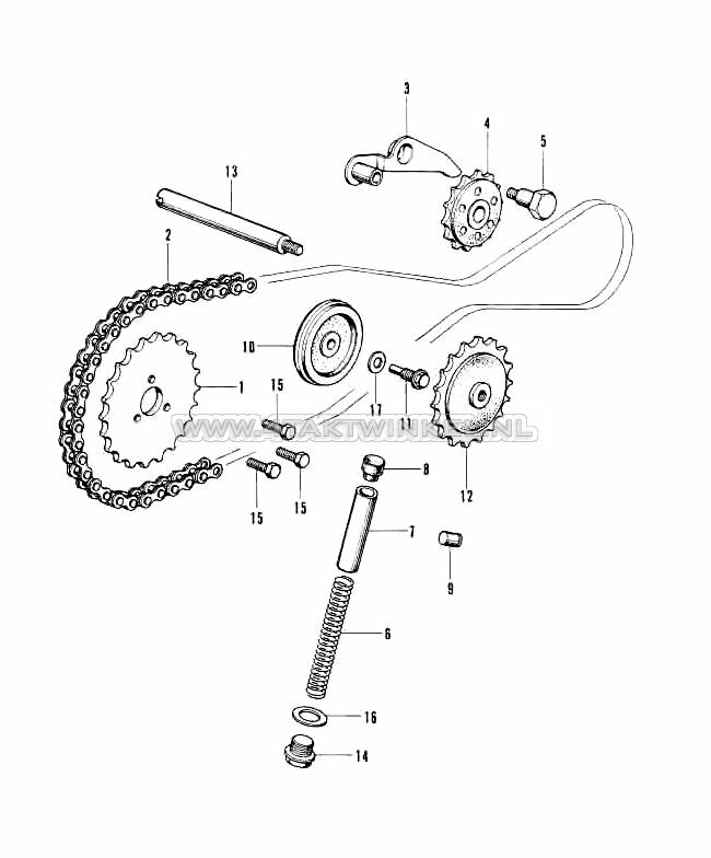 E4 - CAMCHAIN - TENSIONER