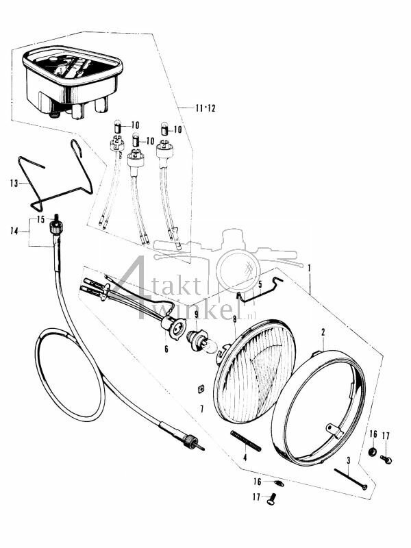 F3 - Head Light - Speedometer