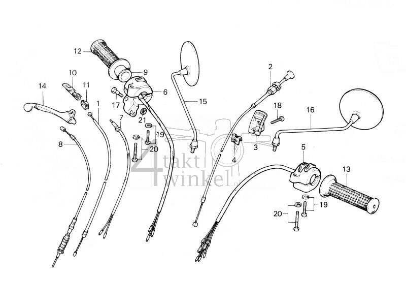F2 - Handle Switch - Lever - Cable