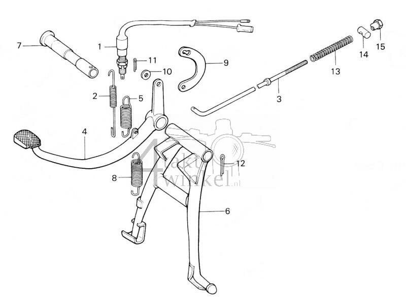 F16 - Main Stand - Brake Pedal