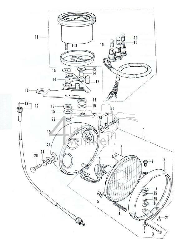 F2 - Head Light - Speedo