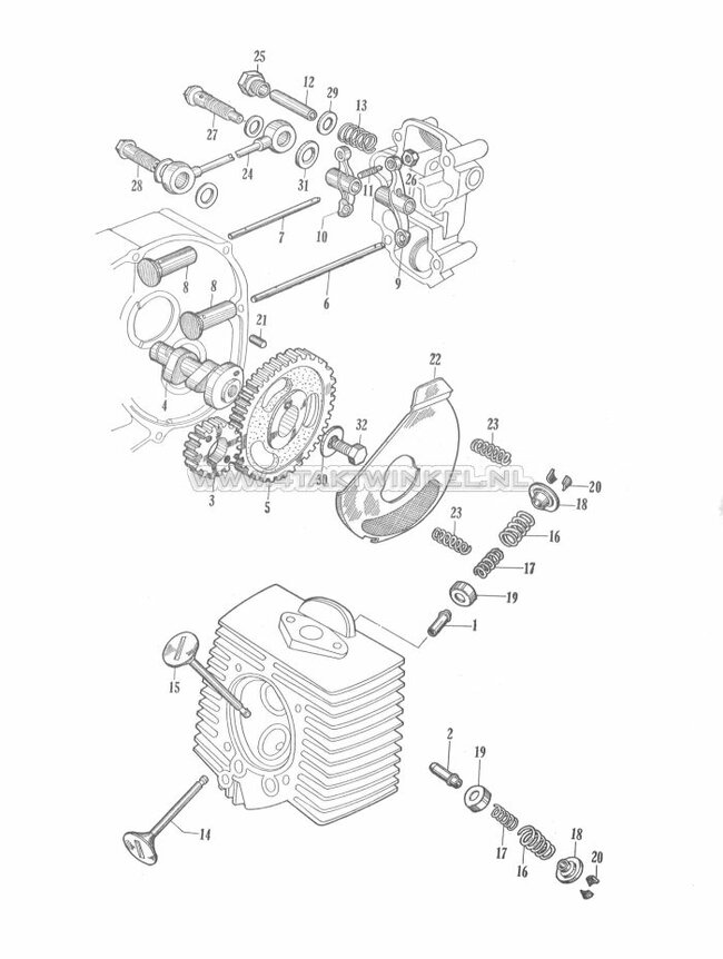 E5 - Cam - Timing - Valve - Oil Pipe
