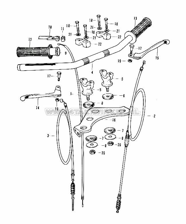 F1 - STEERING HANDLE - TOP BRIDGE