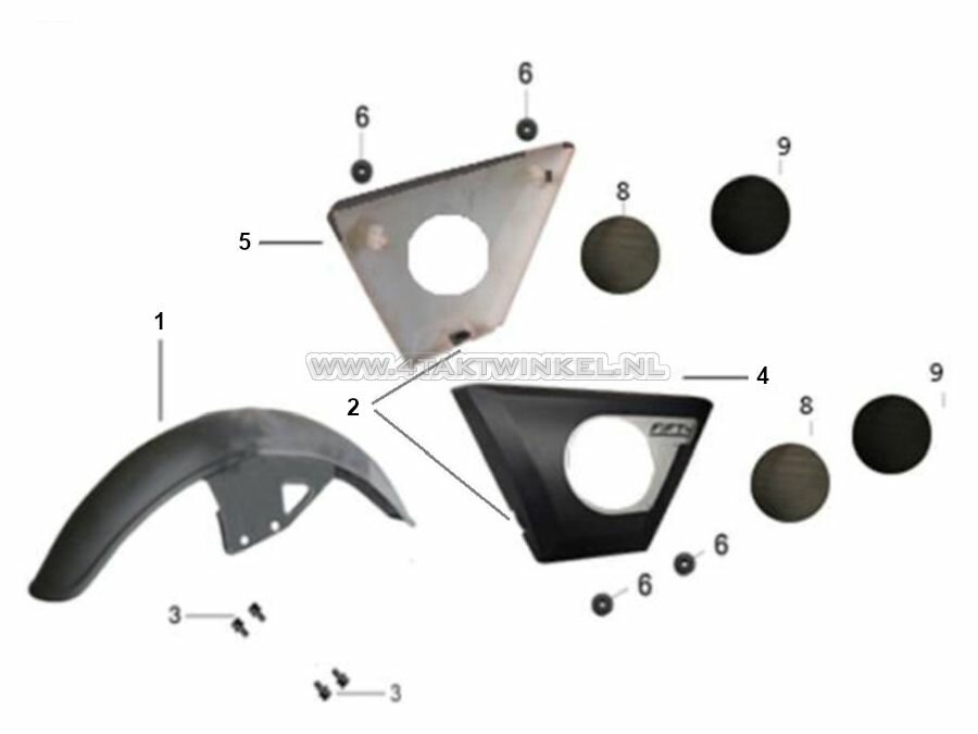 F7 - FRONTFENDER - SIDEPANELS