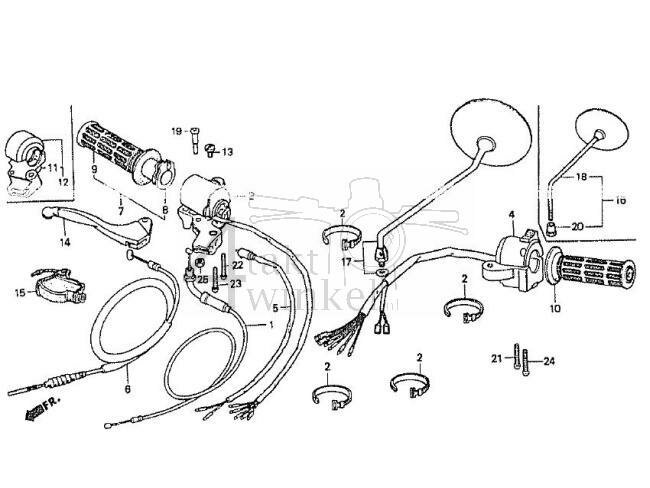 F3 - Handle Lever - Switch - Cable