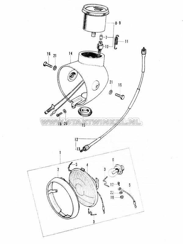 F12 - Tail Light - Rear Fender (USA & Sweden)