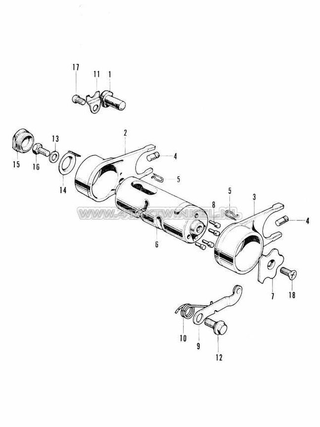 E10 - Gear Shift Drum