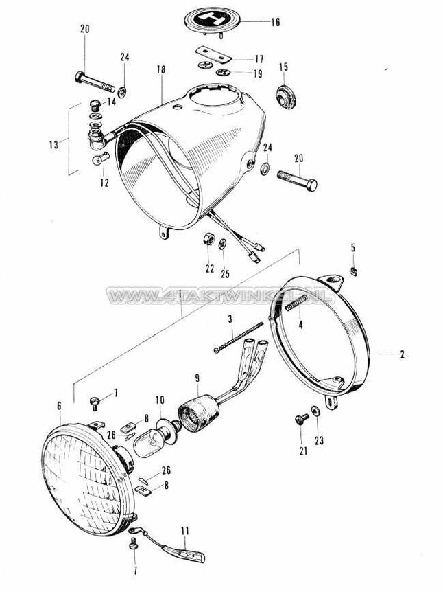 F11 - Head Light - Head Light Case (USA)