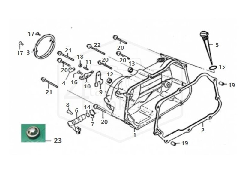E5 - CRANKCASE CLUTCH