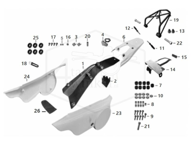 F8 - REAR FENDER - SIDE COVER