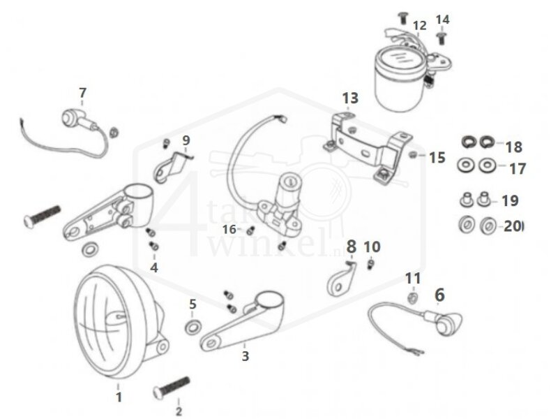 F14 - Headlight - Speedo