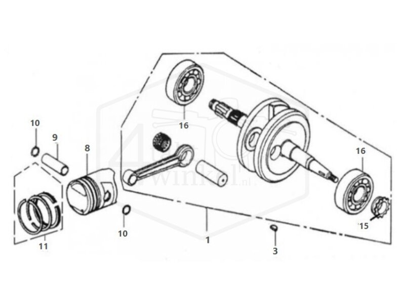 E13 - Crankshaft - Piston