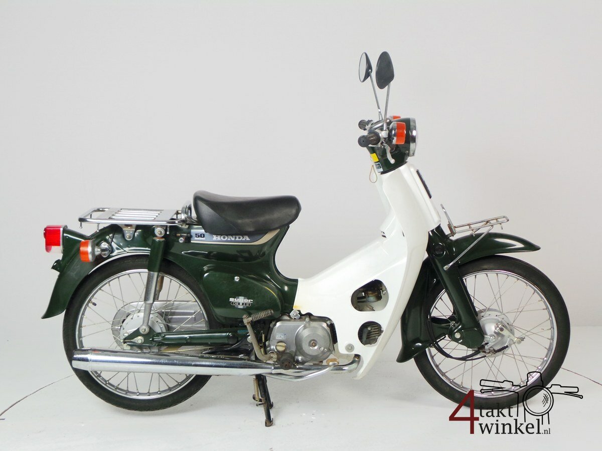 VENDU ! Honda C50 NT Japanese, green, 4756 km, with papers