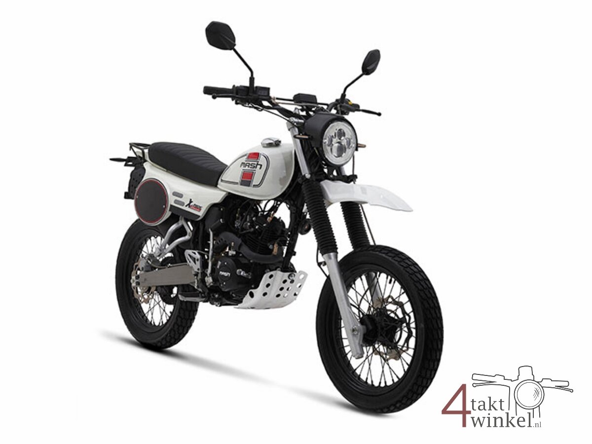 Vendu! Mash X-ride, 50cc, Euro 5, Blanc, 2meme