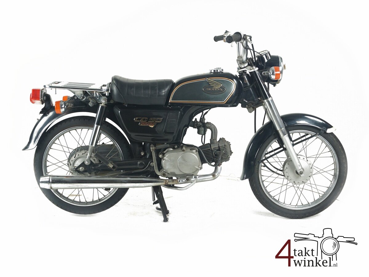 VENDU ! Honda CD90, black, 8597km
