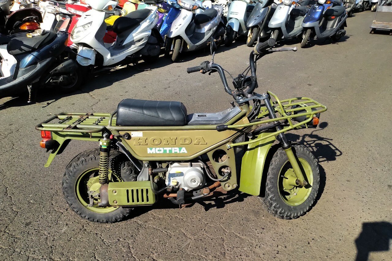 RESERVE ! Honda Motra, green, 25203km