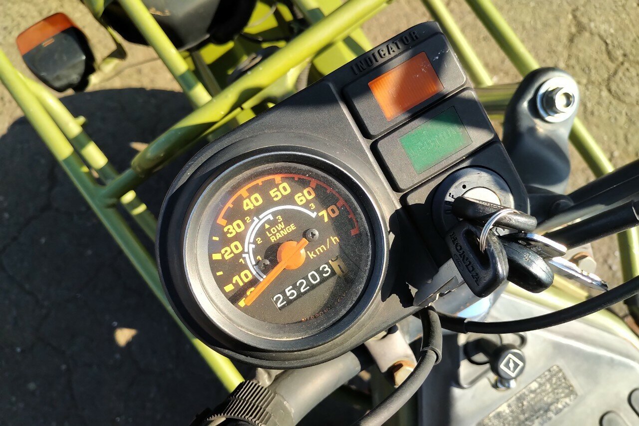 RESERVE ! Honda Motra, green, 25203km