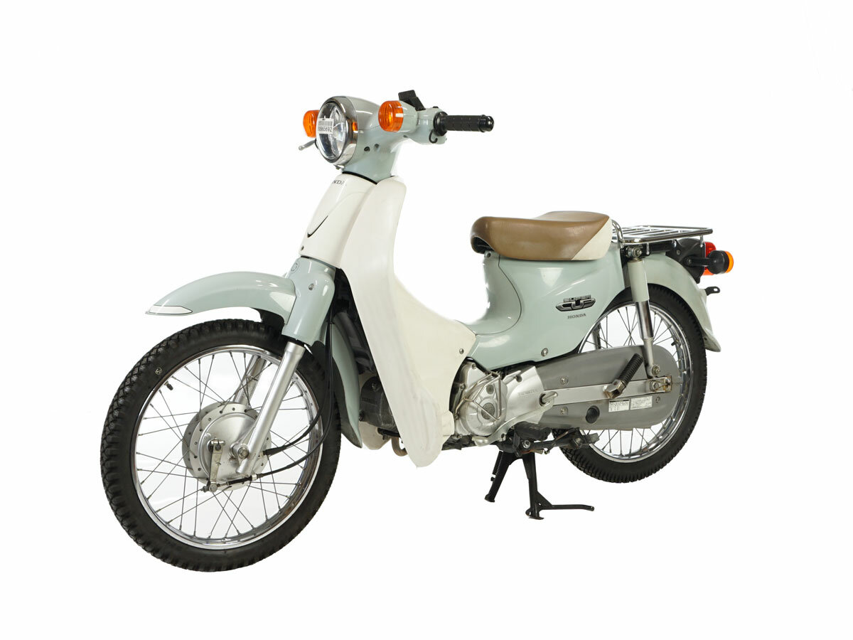 VENDU ! Honda C110, baby blue, 23211km