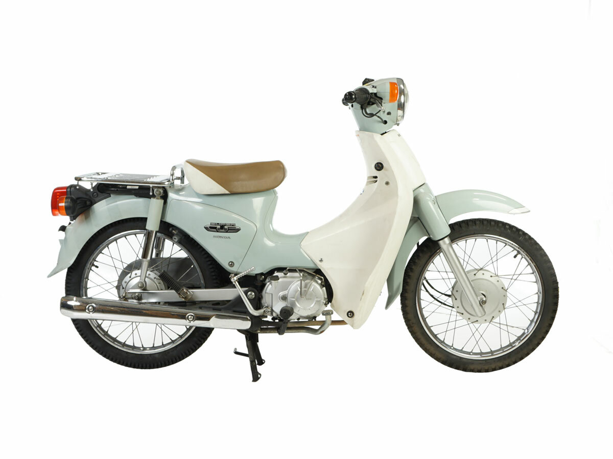 VENDU ! Honda C110, baby blue, 23211km