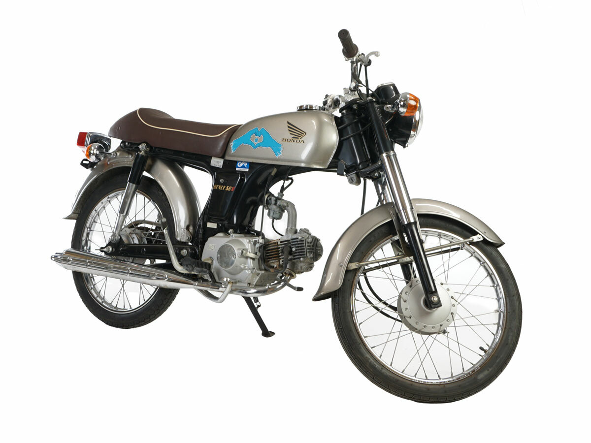 VENDU! Honda CD50s, silver, 16800km