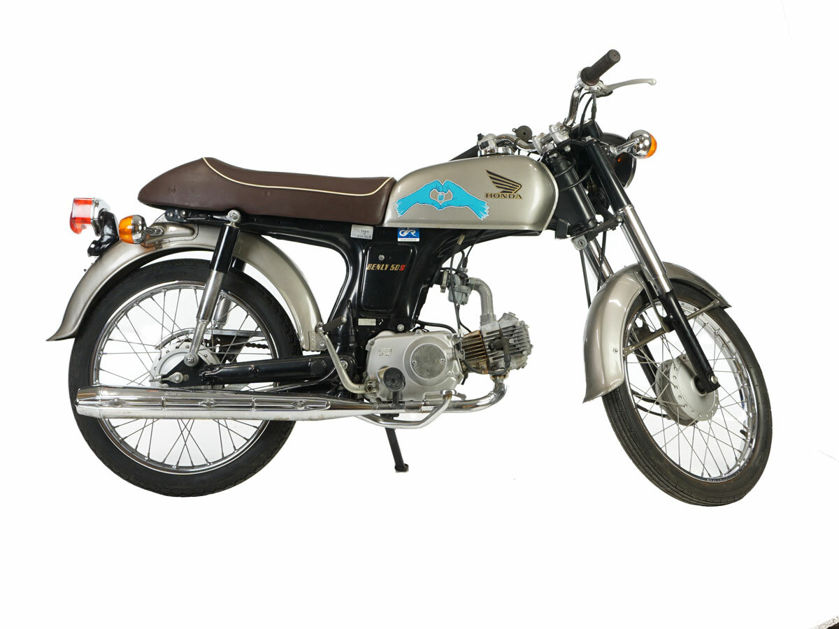 VENDU! Honda CD50s, silver, 16800km
