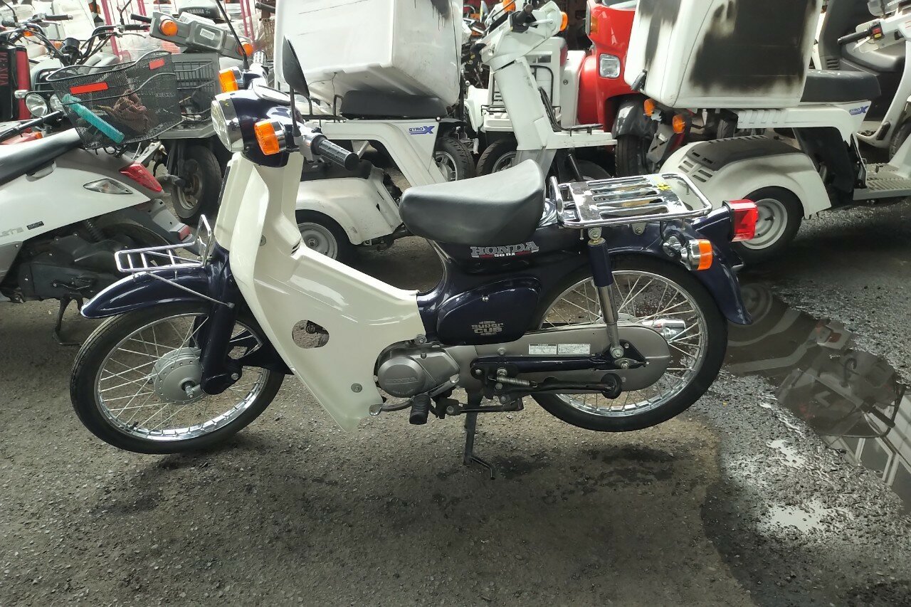 VENDU! Honda C50 NT Japonais, Bleu, 5504 km