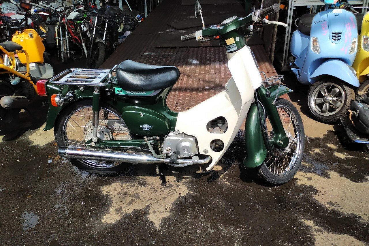 VENDU ! Honda C50 NT, Japonais, Vert, 18962 km