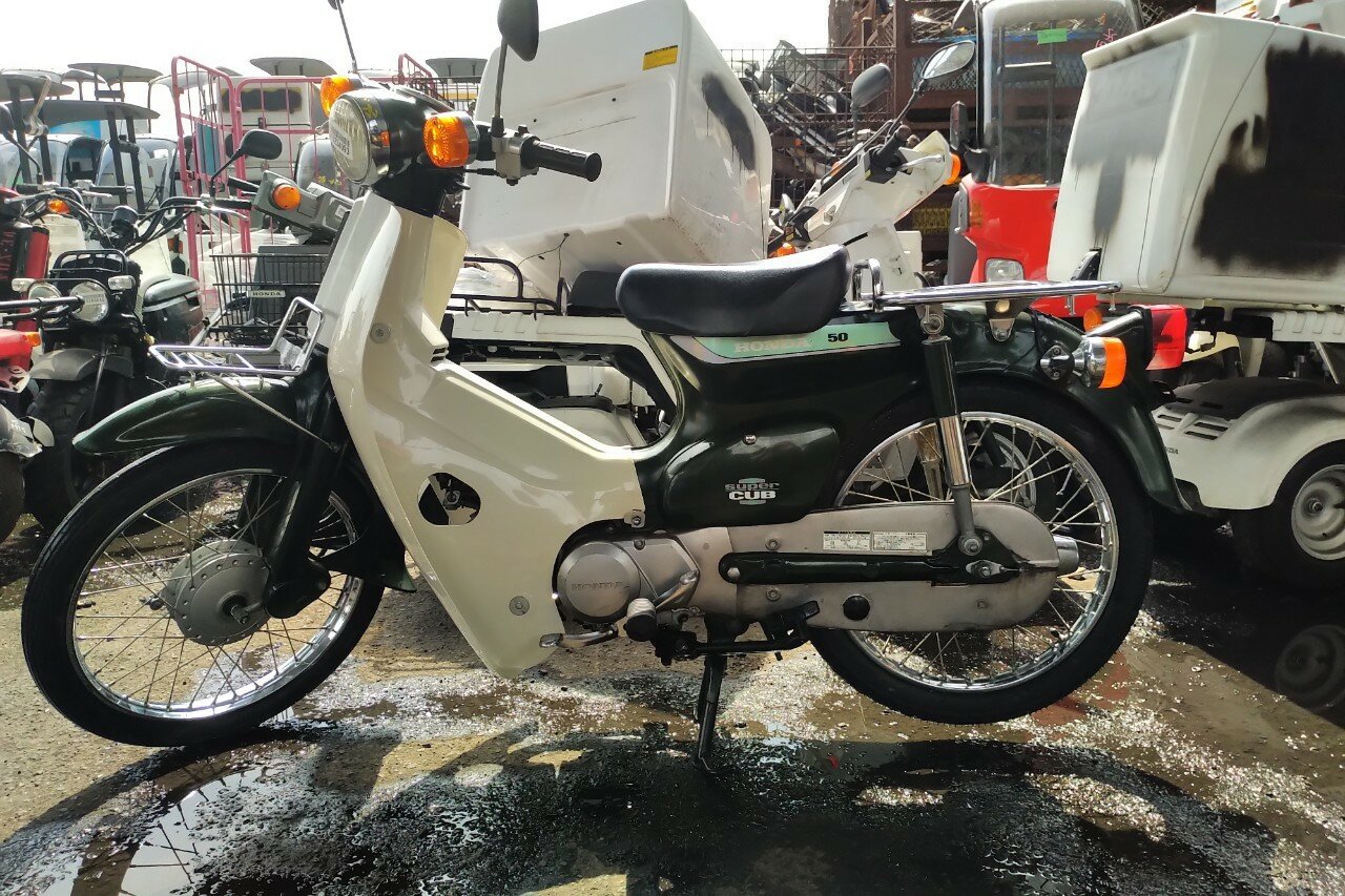 VENDU ! Honda C50 NT, Japonais, Vert, 18962 km
