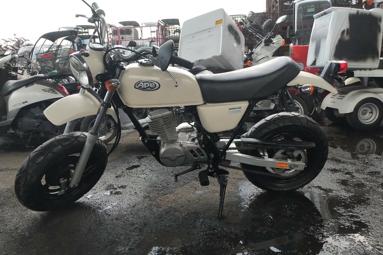 SOLD! Honda Ape 50, Japonais, Blanc, 7367 km