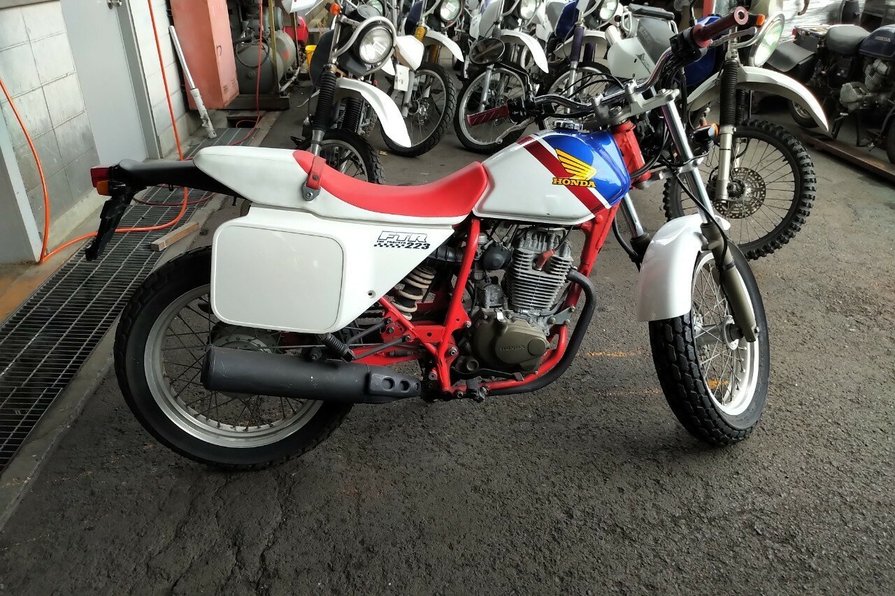 SOLD! Honda FTR 223, Japonais, Tricolor, 2764 km