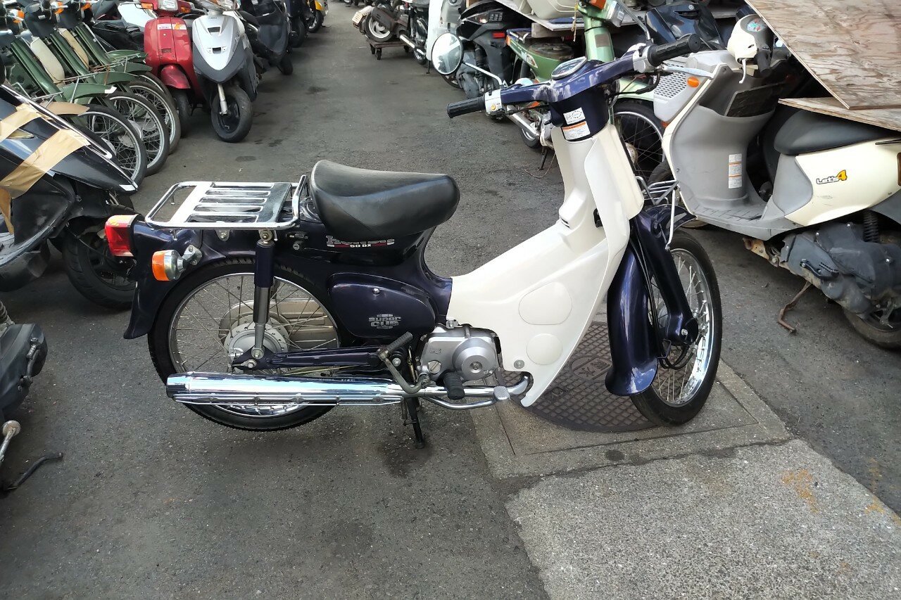 VENDU! Honda C50 NT Japonais, Bleu, 6207 km